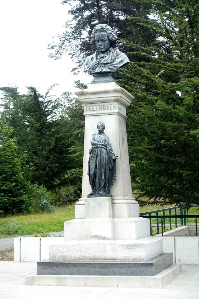 Beethoven by Henry Baerer - Golden Gate Park, San Francisco, CA - DSC05243