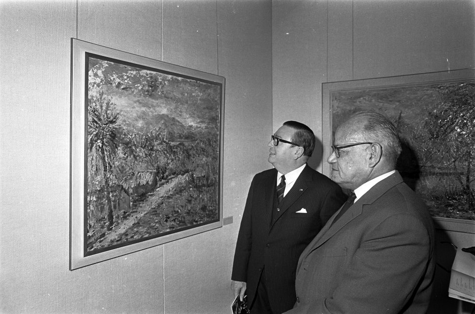 Beeldend Zien, tentoonstelling van geneesheer en kunstschilder de heer J.A. Ph, Bestanddeelnr 921-7510