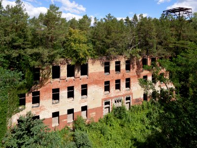 Beelitz-Heilstaetten.Alpen-Haus.Suedfassade