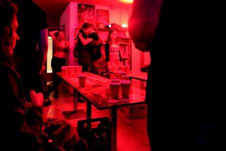 Beer Pong im Kuckuck in Tübingen 2019