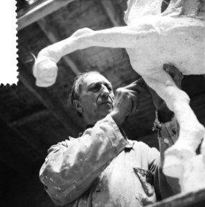 Beeldhouwer Albert Termote30 maart70 jaar, Bestanddeelnr 934-6165