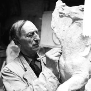 Beeldhouwer Albert Termote30 maart70 jaar, Bestanddeelnr 934-6166