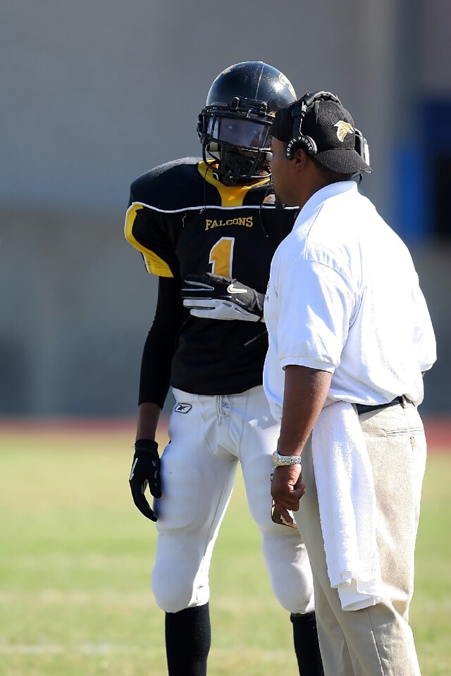 American football american football coach man