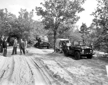 Begin van driedaagse Engels Nederlands Militaire oefening Zwaan Jong , Engelse, Bestanddeelnr 910-5382