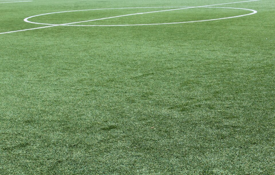 Synthetic grass midfield football