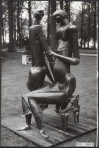 Beeldhouwkunst, parken, tentoonstellingen, 1966, Bailleux C., Ghijssels J.P., Vl, Bestanddeelnr 043-0064