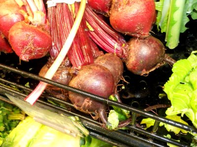 Beets on a shelf