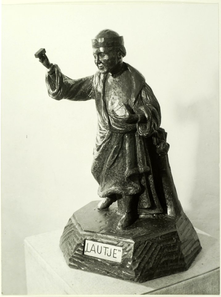 Beeldje van Laurens Janszoon Coster, Lautje, NL-HlmNHA 5400467712