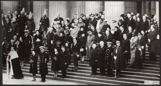 Begrafenissen, koninginnen, koningen, presidenten, Boudewijn, , Groot-Brittannië, Bestanddeelnr 078-0948