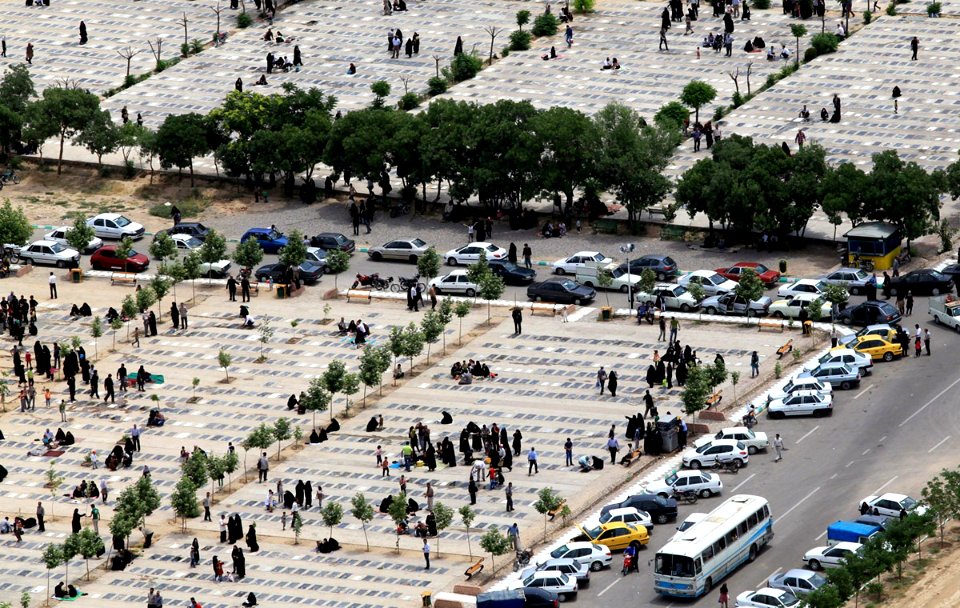 Behesht e Reza Cemetery at Borat Day - Mashhad 01