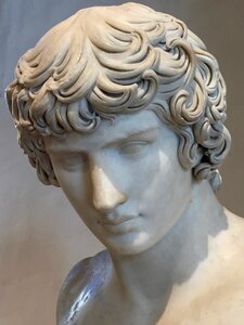 Head marble greek ancient photo