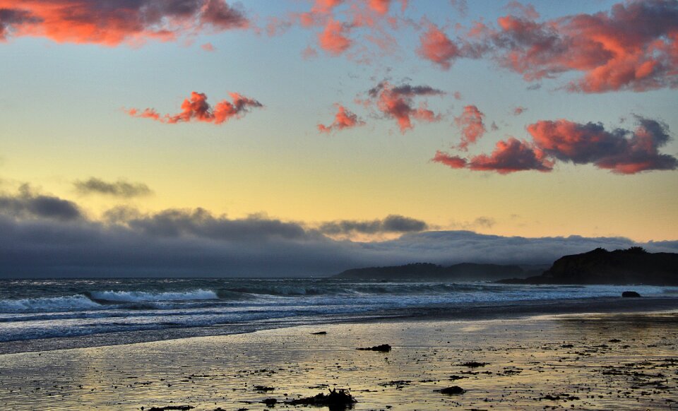 Sunset sky calming