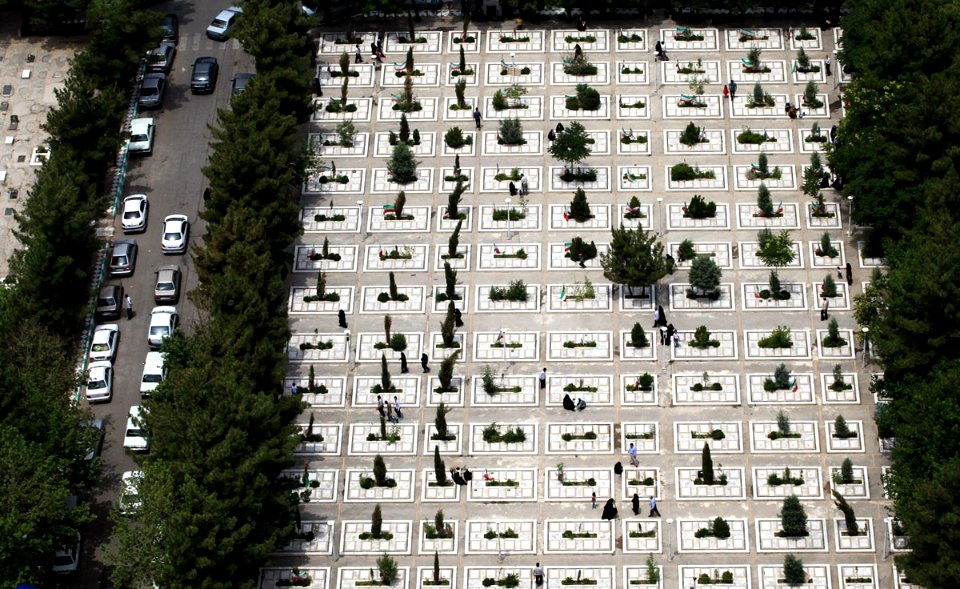 Behesht e Reza Cemetery at Borat Day - Mashhad 09