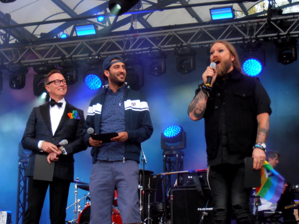 Behrang Miri - Rickard Söderberg - Claes-Johan Larsson - Eurovision Village 2016 - 1