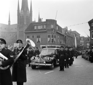 Begrafenis politieagent A. van Eck te Woerden, Bestanddeelnr 905-4192