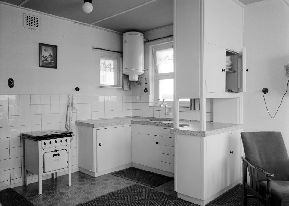 Boerderij van HA Banke te Wamel Keuken, Bestanddeelnr 163-0118
