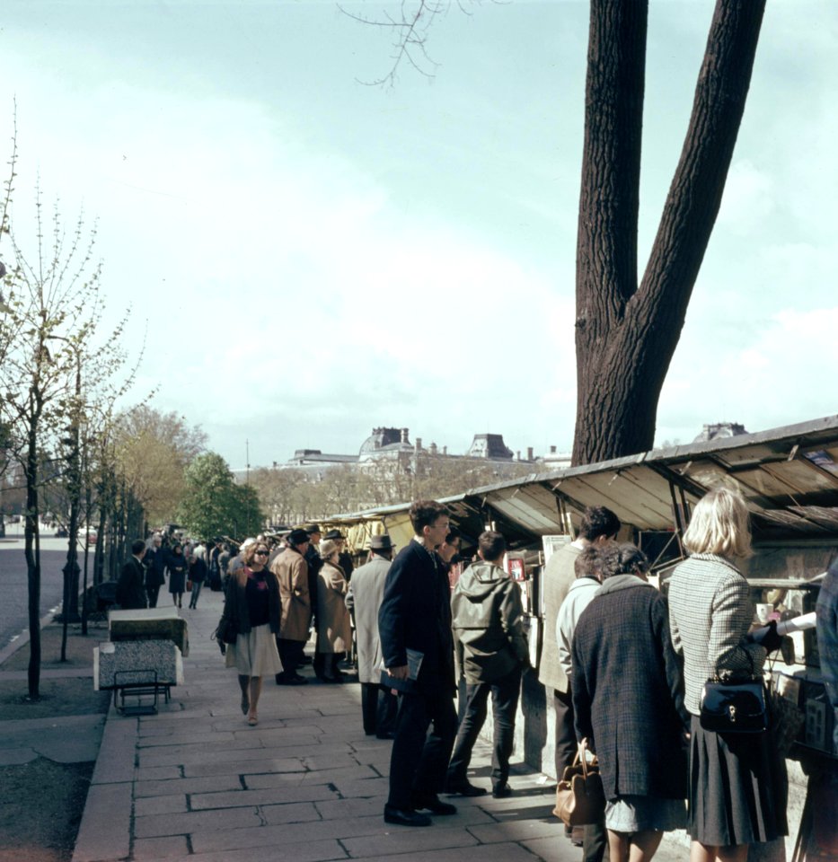 Boekenstalletjes langs de Seine in Parijs, Bestanddeelnr 255-9960