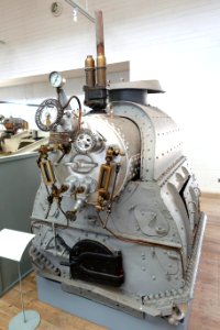 Boiler, constructed by Sir Alfred Fernandez Yarrow, England, 1903 - Marinmuseum, Karlskrona, Sweden - DSC08918
