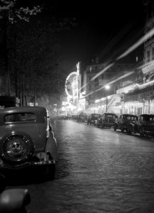 Boulevard Clichy bij nacht, Bestanddeelnr 191-0375