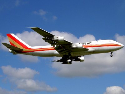 Boeing 747-146A(F) Kalitta Air N702CK at Schiphol, The Netherlands, 16Aug04 photo