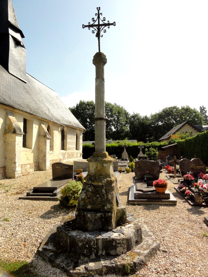 Bois-Himont (Seine-Mar.) croix du cimetière