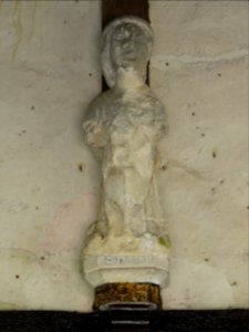 Bois-Himont (Seine-Mar.) église, statue de Sainte Apolline