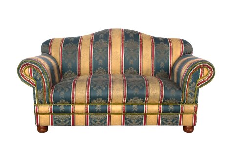 Sofa sore background white