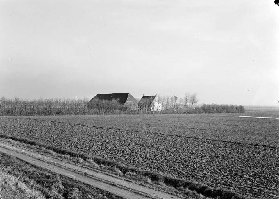 Boerderij Land & Zeezicht aan de Sint Felixweg in Kamperland, Bestanddeelnr 163-0227