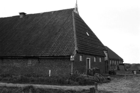 Boerderij aan de Nesserweg aan de oostzijde van het dorp Ballum (Ruiverkaveling , Bestanddeelnr 170-1720