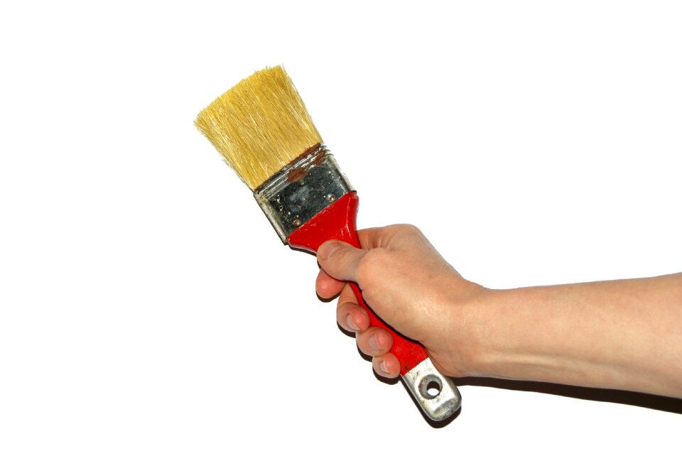 The hand painter paint