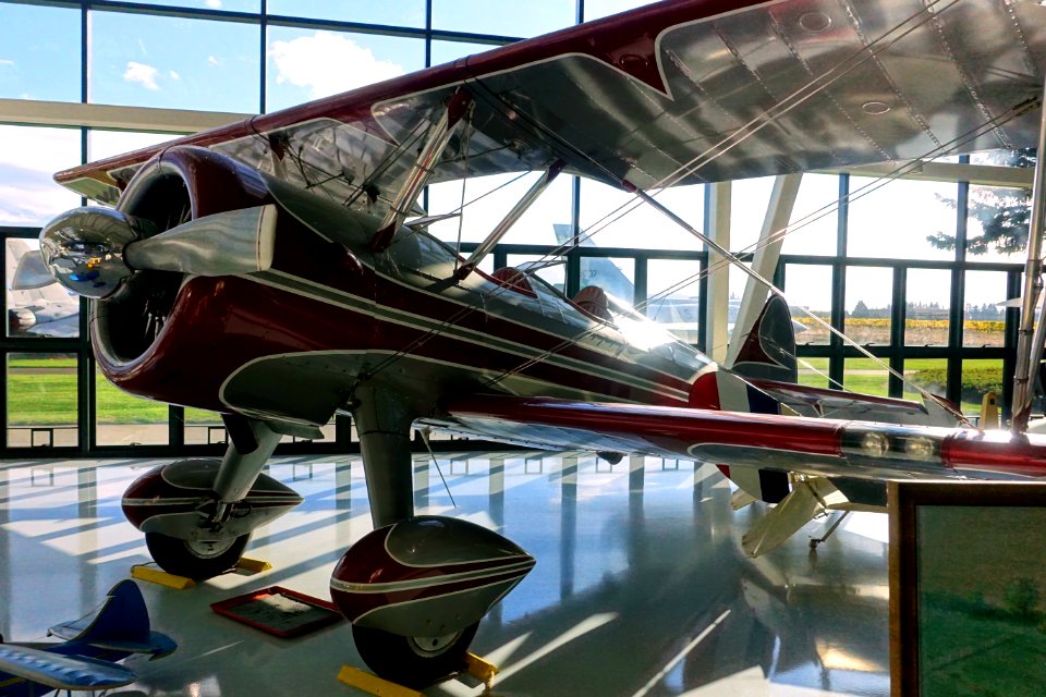 Boeing Stearman Model 75 Kaydet, built as US Navy N2S-5, 1943 - Evergreen Aviation & Space Museum - McMinnville, Oregon - DSC00543