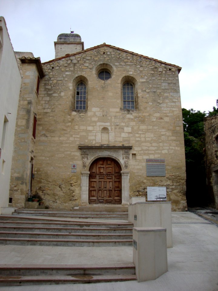 Boulbon (Bouches-du-Rhône, Fr) ancienne église Ste Anne