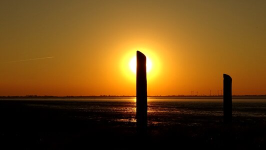 Sunset sun setting sun