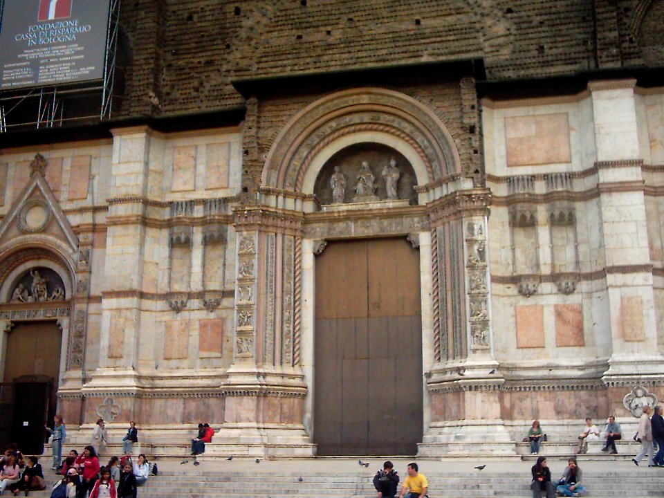 Bologna Basilika San Petronio Portal