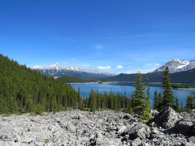Canada lake mountains