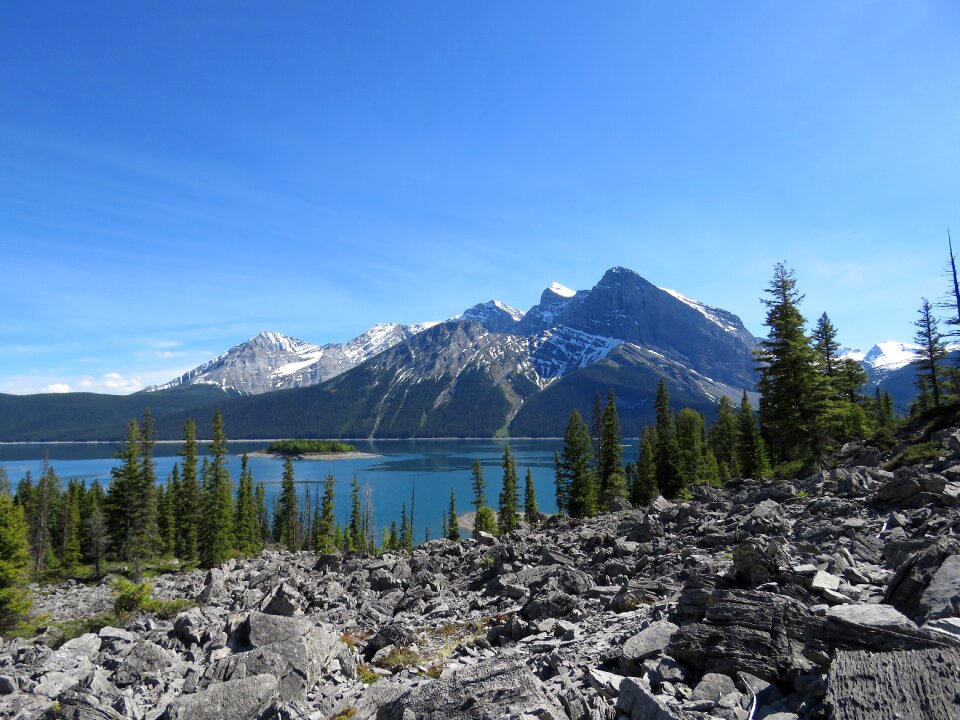 Canada lake mountains