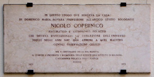 Bologna, Nicolo Copernico, 1