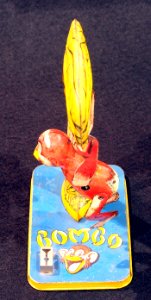 Bombo, tin toy monkey in tree, pic 9