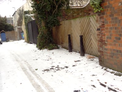Bollard At Entrance To Number 5 Kingston Terrace