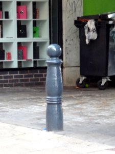 Bollard At West End Of Swan Street