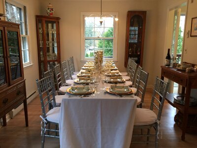 Table dinner celebration photo