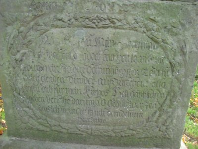 Boke-Bildstock an der Lippebrücke-Inschrift
