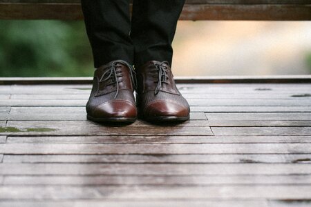 Classic feet gray shoes
