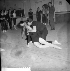Bolshoisolisten repeteren bij het Nederlands Ballet, Bestanddeelnr 911-7252