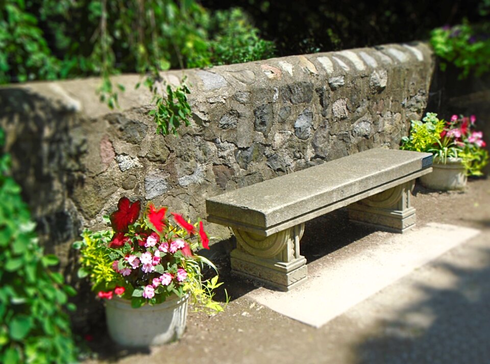 Stone park garden
