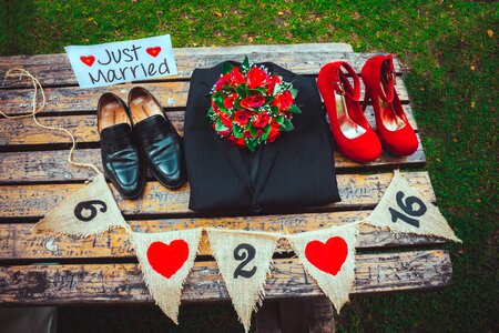 Ceremony newlyweds romance photo