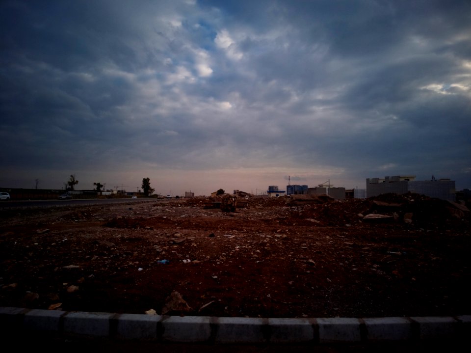 Blue and cloudy sky over Erbil 02