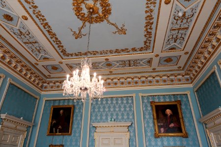 Blue Drawing Room decoration - Stowe House - Buckinghamshire, England - DSC07105