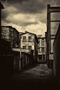 Poland façades old houses