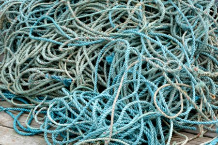 Blue fishing ropes 2